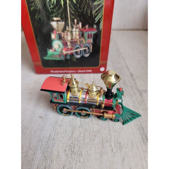 Carlton Cards Wonderland Express 1996 train ornament Xmas - Picture 8 of 9